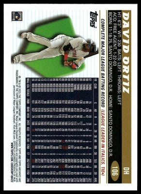 2025 Topps Archives #106 David Ortiz