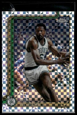 2025-26 Topps Chrome Update #141 Bill Russell X-Fractor