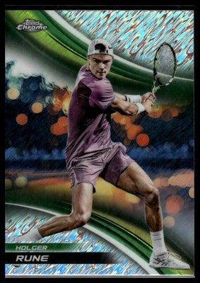2025 Topps Chrome #20 Holger Rune Shimmer Refractor