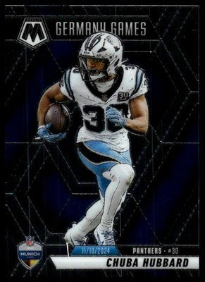 2025 Panini Mosaic #260 Chuba Hubbard
