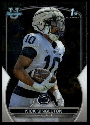 2022 Bowman University Chrome #87 Nick Singleton
