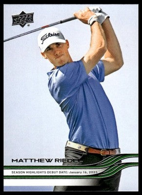2026 Upper Deck #86 Matthew Riedel