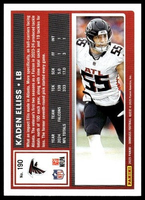 2025 Donruss #190 Kaden Elliss
