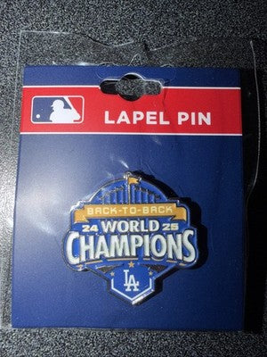 Los Angeles Dodgers World Series Champions Pin 2024 2025 2026 Opening Day