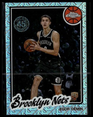 2025-26 Topps #TC-ED Egor Dëmin 1980-81 Topps Chrome Basketball