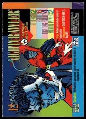 1993 SkyBox Marvel Universe #42 Nightcrawler