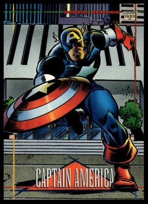 1993 SkyBox Marvel Universe #95 Captain America