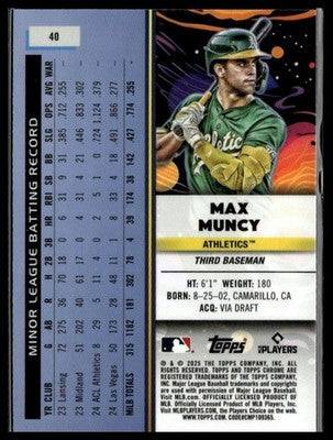 2025 Topps Chrome Cosmic #40 Max Muncy