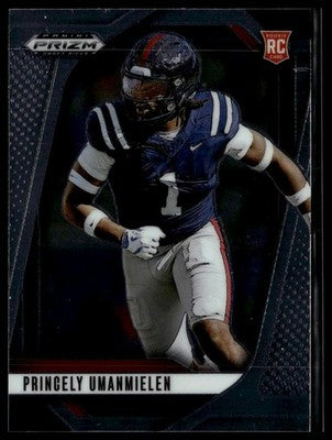 2025 Panini Prizm Draft Picks #92 Princely Umanmielen Prizms Silver