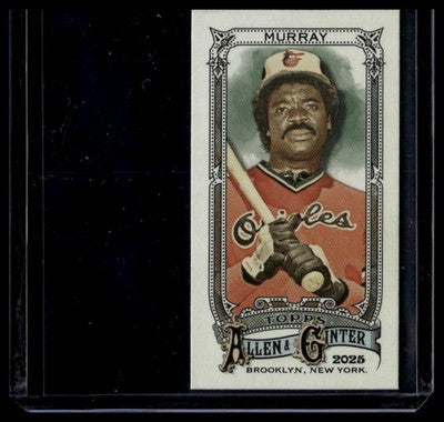 2025 Topps Allen & Ginter #180 Eddie Murray Mini Allen & Ginter Back