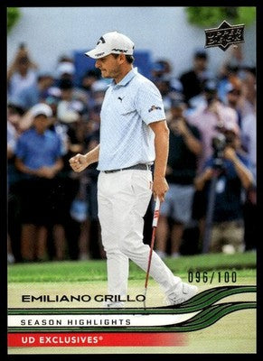 2026 Upper Deck #59 Emiliano Grillo Exclusives #/100