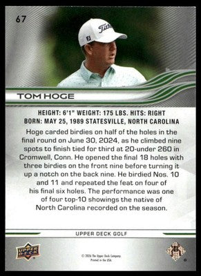 2026 Upper Deck #67 Tom Hoge