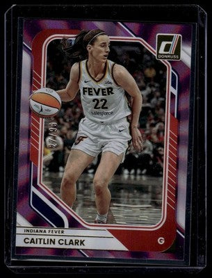2026 Donruss WNBA #22 Caitlin Clark Purple Laser #/99