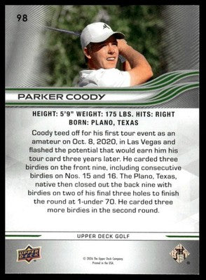 2026 Upper Deck #98 Parker Coody