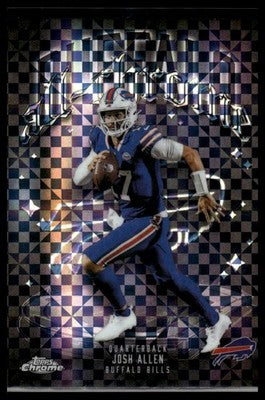 2025 Topps Chrome #ACT-2 Josh Allen All-Chrome Team X-Fractor