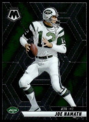 2025 Panini Mosaic #39 Joe Namath Mosaic Green