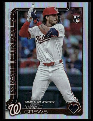 2025 Topps Update #US223 Dylan Crews Foil Refractor