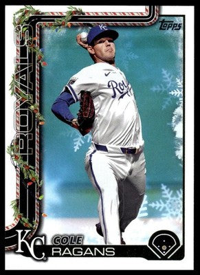2025 Topps #169 Cole Ragans Rainbow Foil