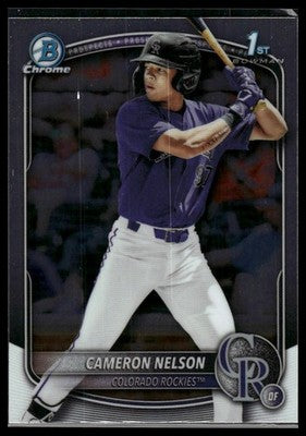 2025 Bowman Draft #BDC-130 Cameron Nelson Chrome