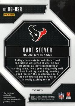 2024 Panini Prizm #RG-CSR Cade Stover Rookie Gear