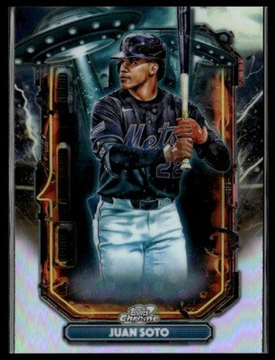 2025 Topps Chrome Cosmic #ET-10 Juan Soto Extraterrestrial Talent