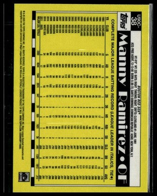 2025 Topps Update #U90C-38 Manny Ramirez 1990 Topps Baseball Chrome Silver Pack