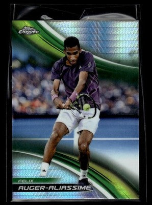 2025 Topps Chrome #30 Felix Auger-Aliassime Prism Refractor