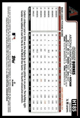 2025 Topps Holiday #H185 Corbin Burnes