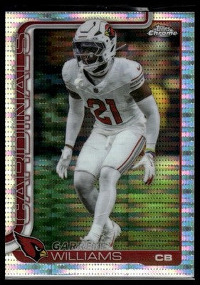 2025 Topps Chrome #6 Garrett Williams Pulsar Refractor
