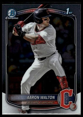 2025 Bowman Draft #BDC-134 Aaron Walton Chrome