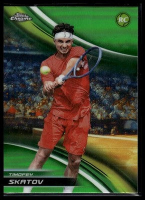 2025 Topps Chrome #199 Timofey Skatov Green Refractor #/99