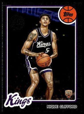 2025-26 Topps #80BK-70 Nique Clifford 1980-81 Topps Basketball