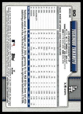 2026 Topps #90 Yoshinobu Yamamoto