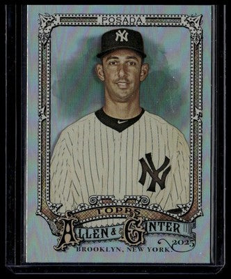 2025 Topps Allen & Ginter #182 Jorge Posada Silver Portrait