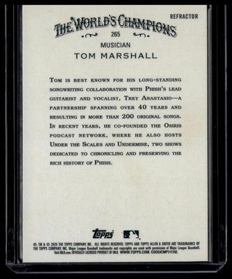 2025 Topps Allen & Ginter #265 Tom Marshall Chrome Refractor