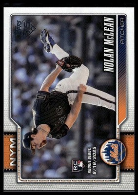2026 Topps Update #US10 Nolan McLean