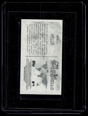 2026 Topps Allen & Ginter #WTSH-39 Hēllō Mini 50 Ways To Say Hello
