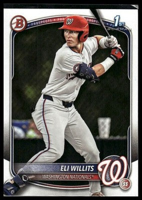 2025 Bowman Draft #BD-1 Eli Willits