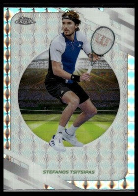 2026 Topps Chrome #29 Stefanos Tsitsipas Geometric