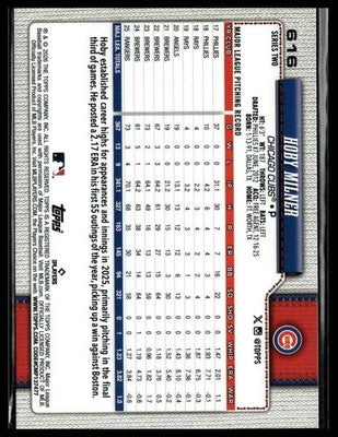 2026 Topps #616 Hoby Milner Rainbow Foil