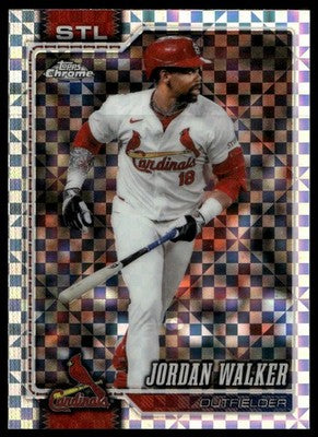 2026 Topps Chrome #221 Jordan Walker X-Fractors