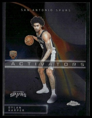 2025-2026 Topps Chrome AC-12 Dylan Harper Activators