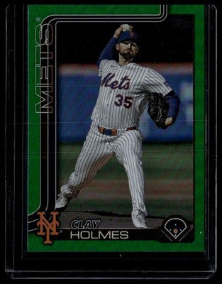 2025 Topps Update #US245 Clay Holmes Green Holo Foil #/99