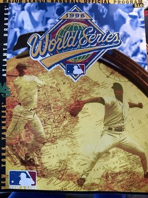 1996 MLB World Series Official Program New York Yankees Atlanta Braves