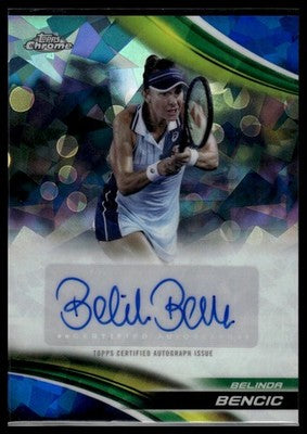 2025 Topps Chrome Sapphire Edition #CA-BBE Belinda Bencic Sapphire Autographs