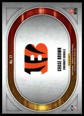 2025 Donruss Elite #17 Chase Brown Full Throttle Green