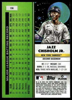 2025 Topps Chrome Cosmic #156 Jazz Chisholm Jr.