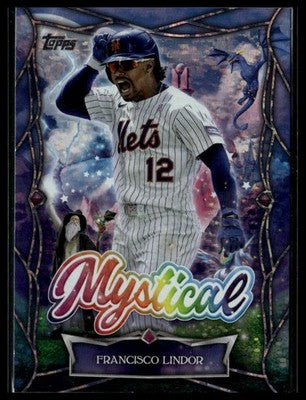 2025 Topps Update #MYS-7 Francisco Lindor Mystical