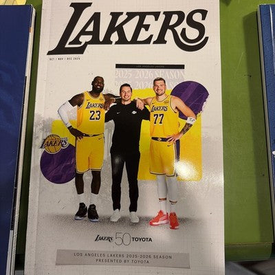 Los Angeles Lakers Program Magazine October/November/December 2025 Opening Night