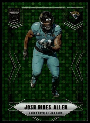 2025 Donruss Elite #64 Josh Hines-Allen Green Disco